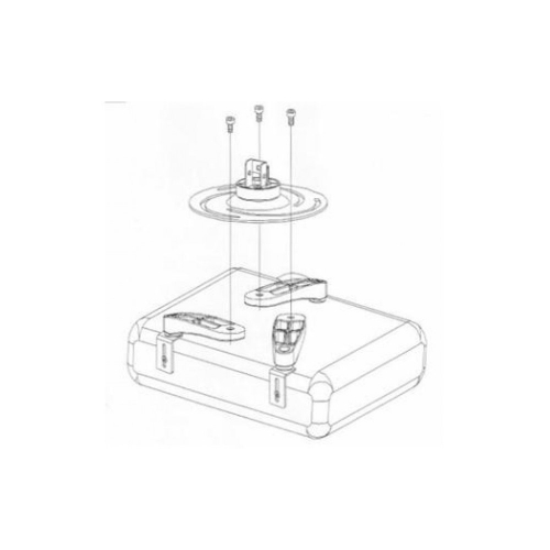 Uchwyt Sufitowy Do Projektora 60-102cm 15kg Srebrny